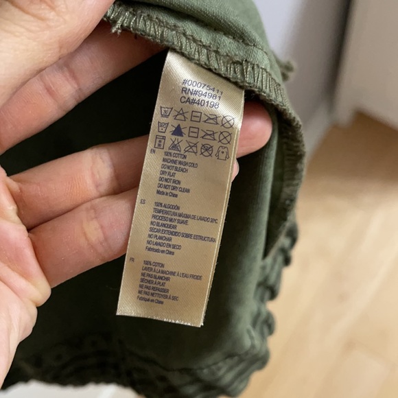 Forever 21 Tribal Print Army Green Jacket - Picture 5 of 7